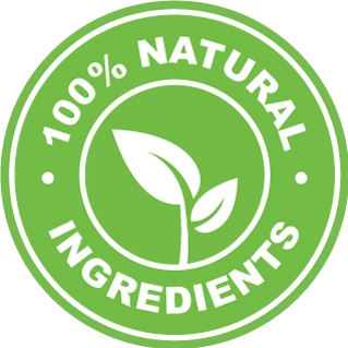 Sodatide 100% all natural ingredients badge