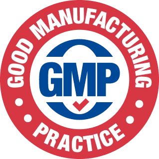 Sodatide GMP certified manufacturing badge