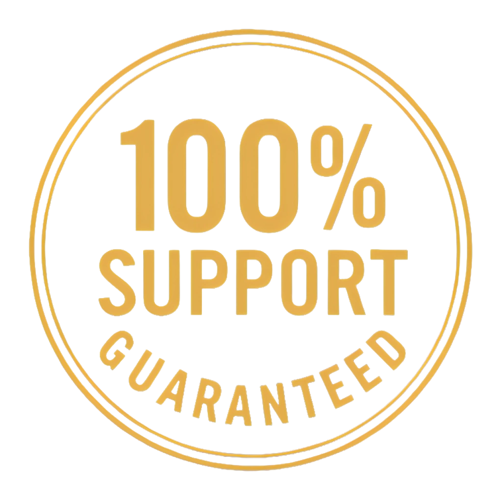 Sodatide 60-day satisfaction guarantee seal — full follow-up and support from purchase date